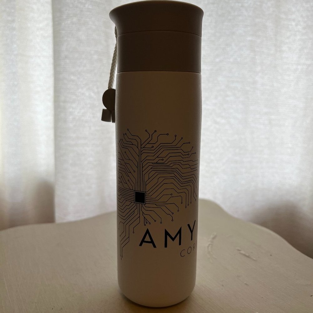 h2go - KIMI "The Amygdala Corporation" Thermal Mug - 10oz / White